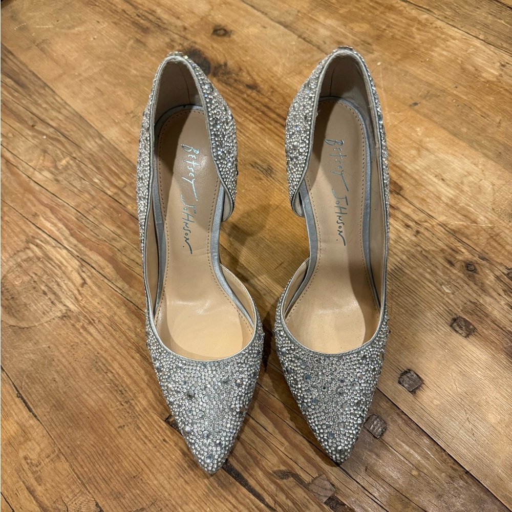 Betsey Johnson rhinestone heels